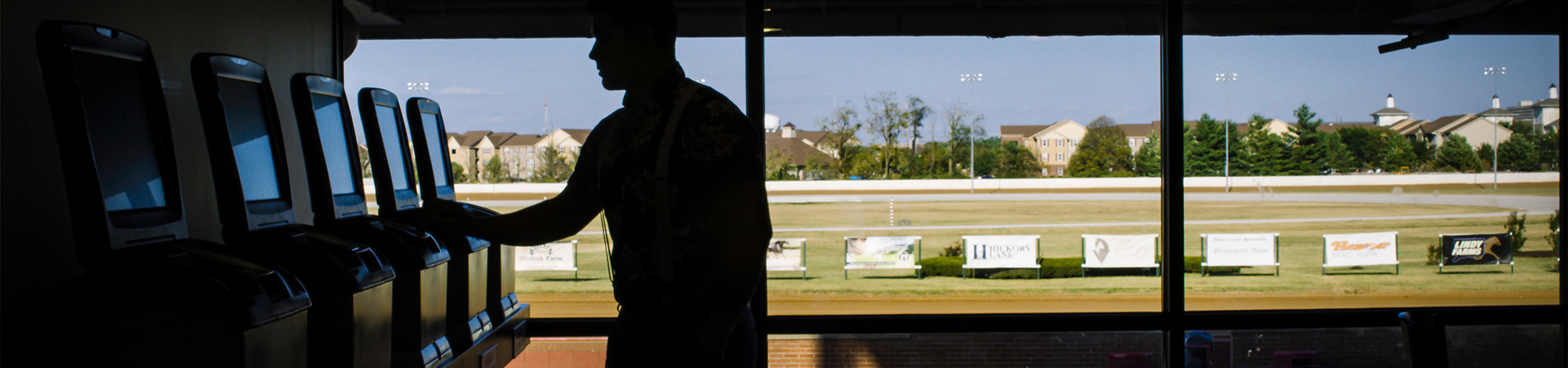 Wagers betting silhouetted